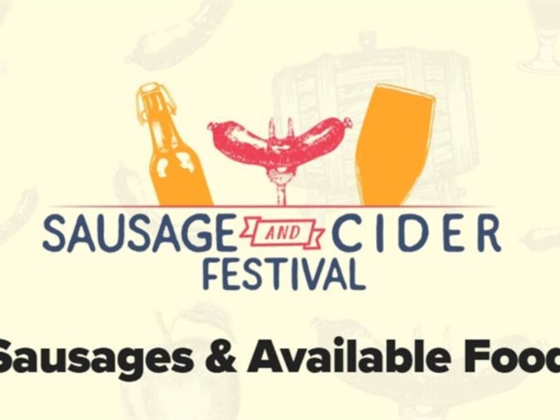 Sausage and cider festival at Stoke park